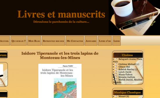 «Livres et Manuscrits» a lu «Isidore Tiperanole....»