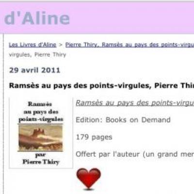 Coup de coeur d'Aline