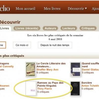 6 livres les plus critiqués sur Babelio (4 mai)