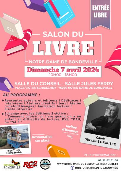 Affiche salon du livre