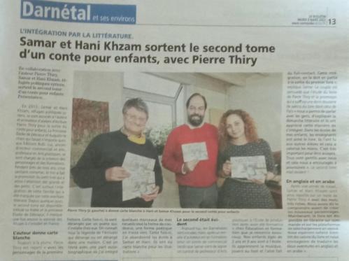 Le poète et la Princesse Élodie de Zèbrazur annoncé dans Le Bulletin de l'arrondissement de Darnétal
