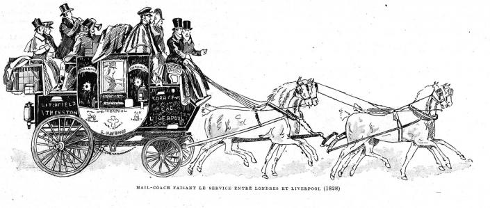 Mail Coach (Le Gaulois 13 Juin 1896)