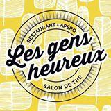 Logo les gens heureux